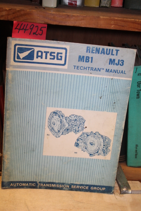 ATSG (Automatic Transmission Service Gr...: Renault MB1 / MJ3 -- Techtran Manual