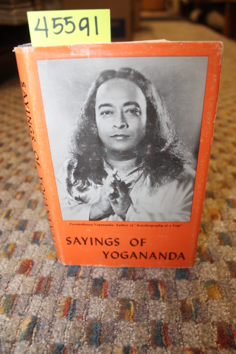 Yogananda, Paramahansa: Sayings of Yogananda dust jacket