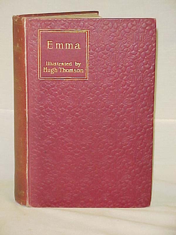 Austen, Jane: Emma, 1901, Macmillan, NY, Red Hardback