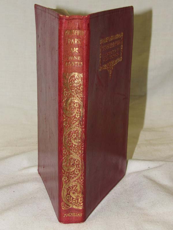 Austen, Jane: Mansfield Park, 1902 Red Leather, Macmillan