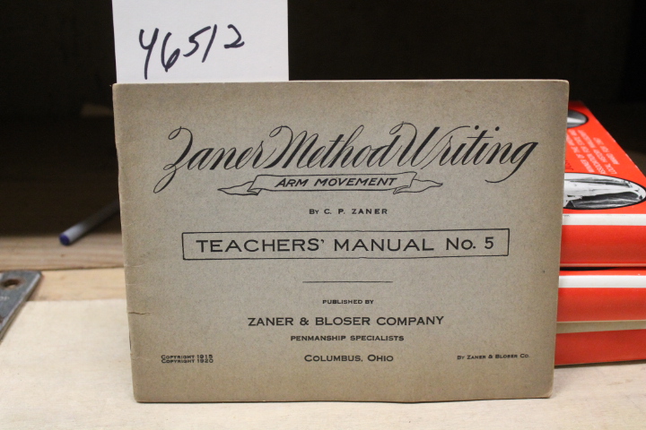 Zaner, C. P.: Zaner Method Wiriting Art Movement Teacher\'s Manual No 5