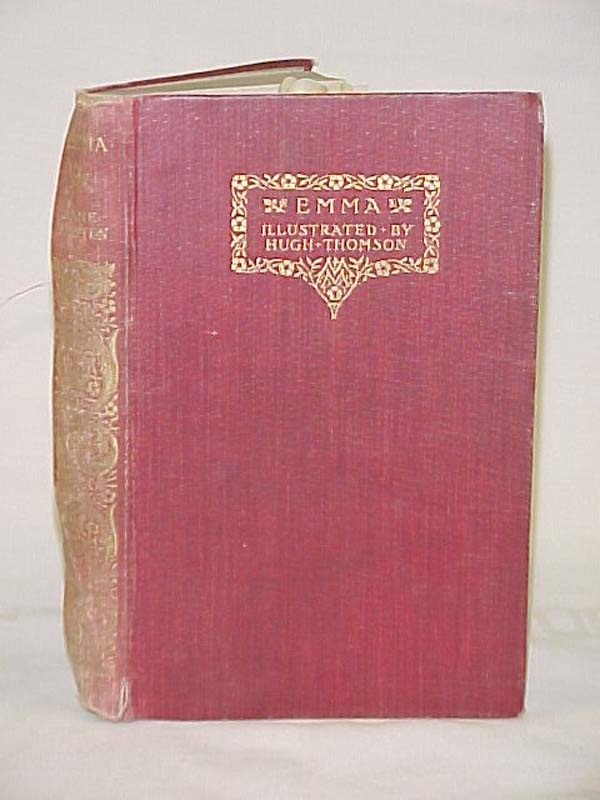 Austen, Jane: Emma, 1902 Red HB, Gilt cover & spine,435 pages