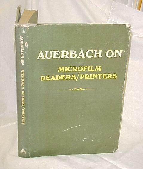 Auerbach: Auerbach on Microfilm Readers/Printers