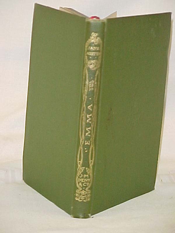 Austen, Jane: Emma (Vol. II OF 2 Only) 1899, Green Hardback, Dent & Co, London