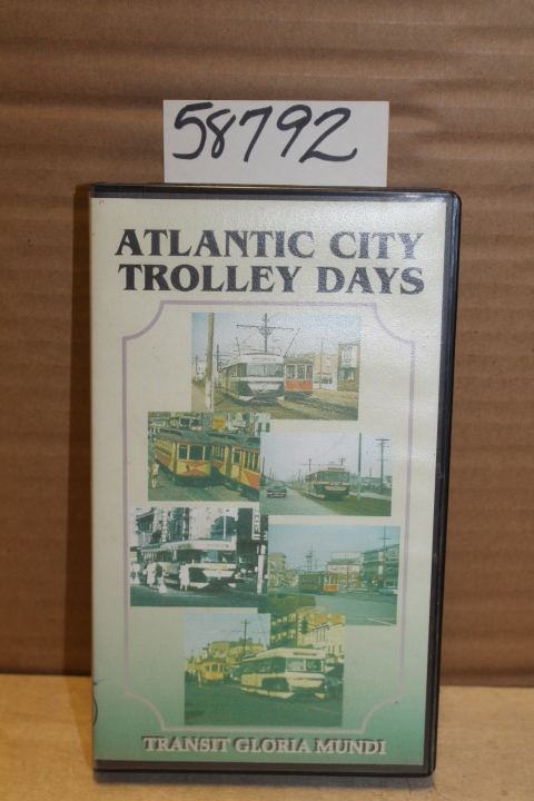 Atlantic City Trolley: Atlantic City Trolley Days, VHS Tape