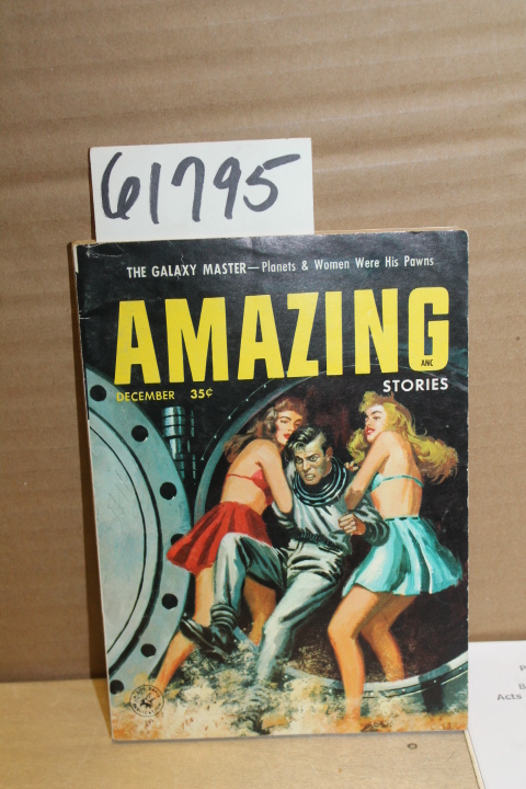 ZIFF DAVIS: Amazing Stories December 1956 Vol. 30 No 12 Galaxy Master Planets...