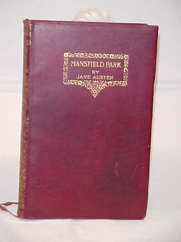 Austen, Jane: Mansfield Park 1926 MACMILLAN leather