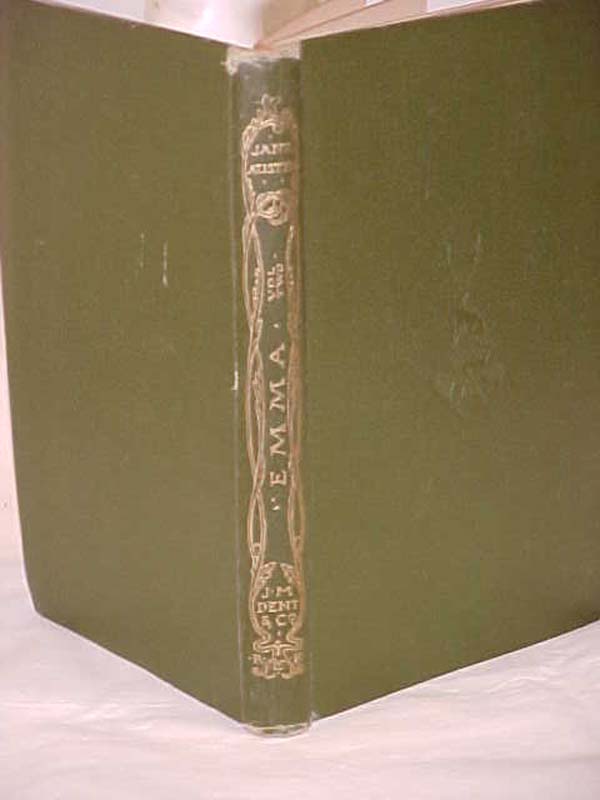 Austen, Jane: Emma, Vol. II only, 1899 Green Hardback, 4 x 6, JM Dent