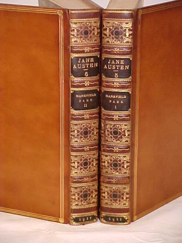 Austen, Jane: Mansfield Park Vols. I-II 1911 leather