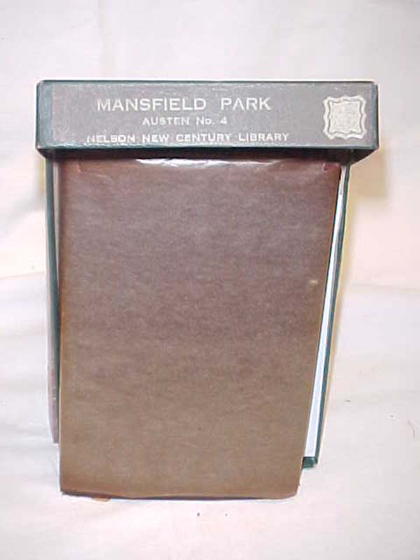 Austen, Jane: Mansfield Park no date, leather