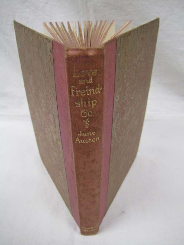 Austen, Jane: Love and Freindship, UK, 1922, Pink Hardback