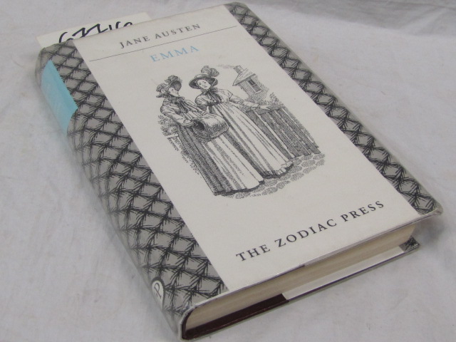 Austen, Jane: Emma, 1983 Burgandy Hardback, Zodiac Press, London, ex-library