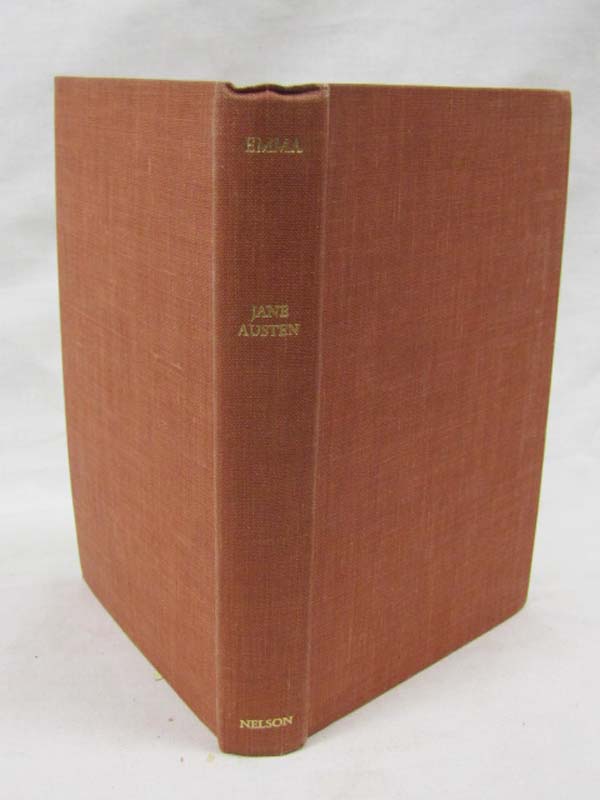 Austen, Jane: Emma, Orange Hardback, circa 1921, Nelson & Son, London