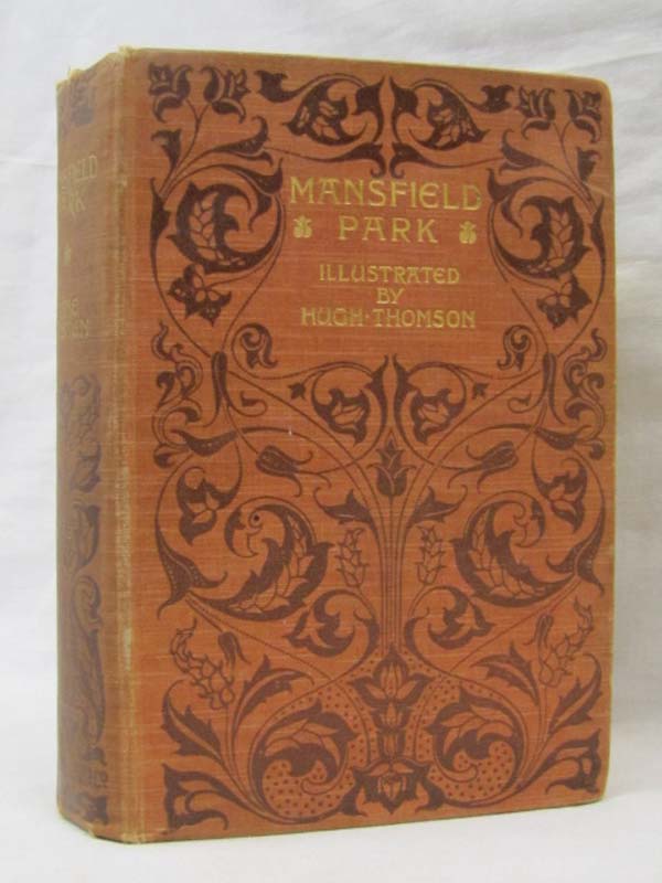 Austen, Jane: Mansfield Park, 1908, orange hard back