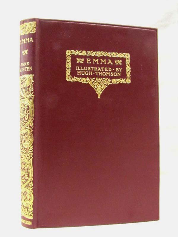 Austen, Jane: Emma 1929 Hugh Thomson, Leather, London leather