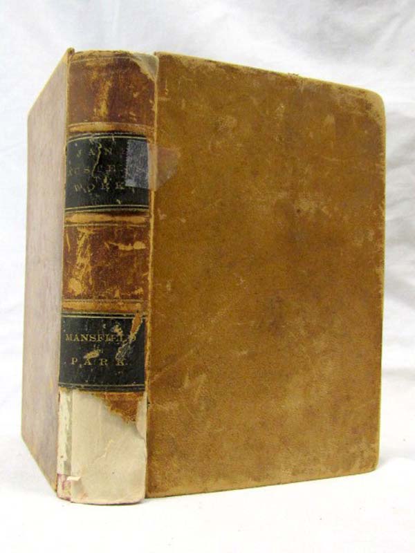 Austen, Jane: Mansfield Park 1857, leather, Derby & Jackson, NY