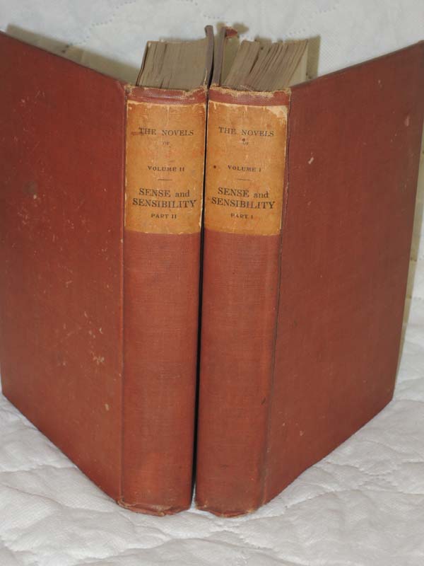 Austen, Jane: Jane Austen Novels Sense and Sensibility 2 volumes 1906