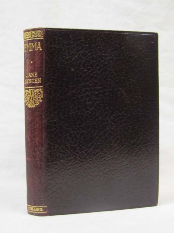 Austen, Jane: Emma 1920 circa, Gilt, Maroon Leather, Collins, London, Sewell ...