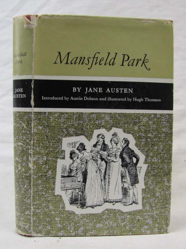 Austen, Jane: Mansfield Park, 1962, HB, red, macmillan, thomson