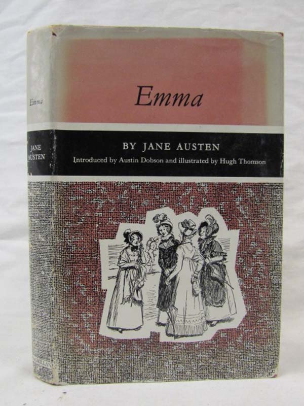 Austen, Jane: Emma  1961 Macmillan, red hardback, illustrator: Hugh Thomson