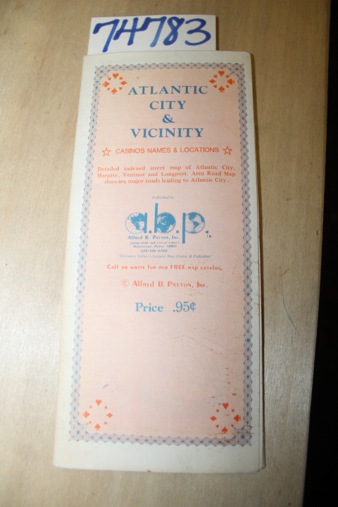 Atlantic City MAP: Atlantic City & Vicinity Casinos Names & Locations Map