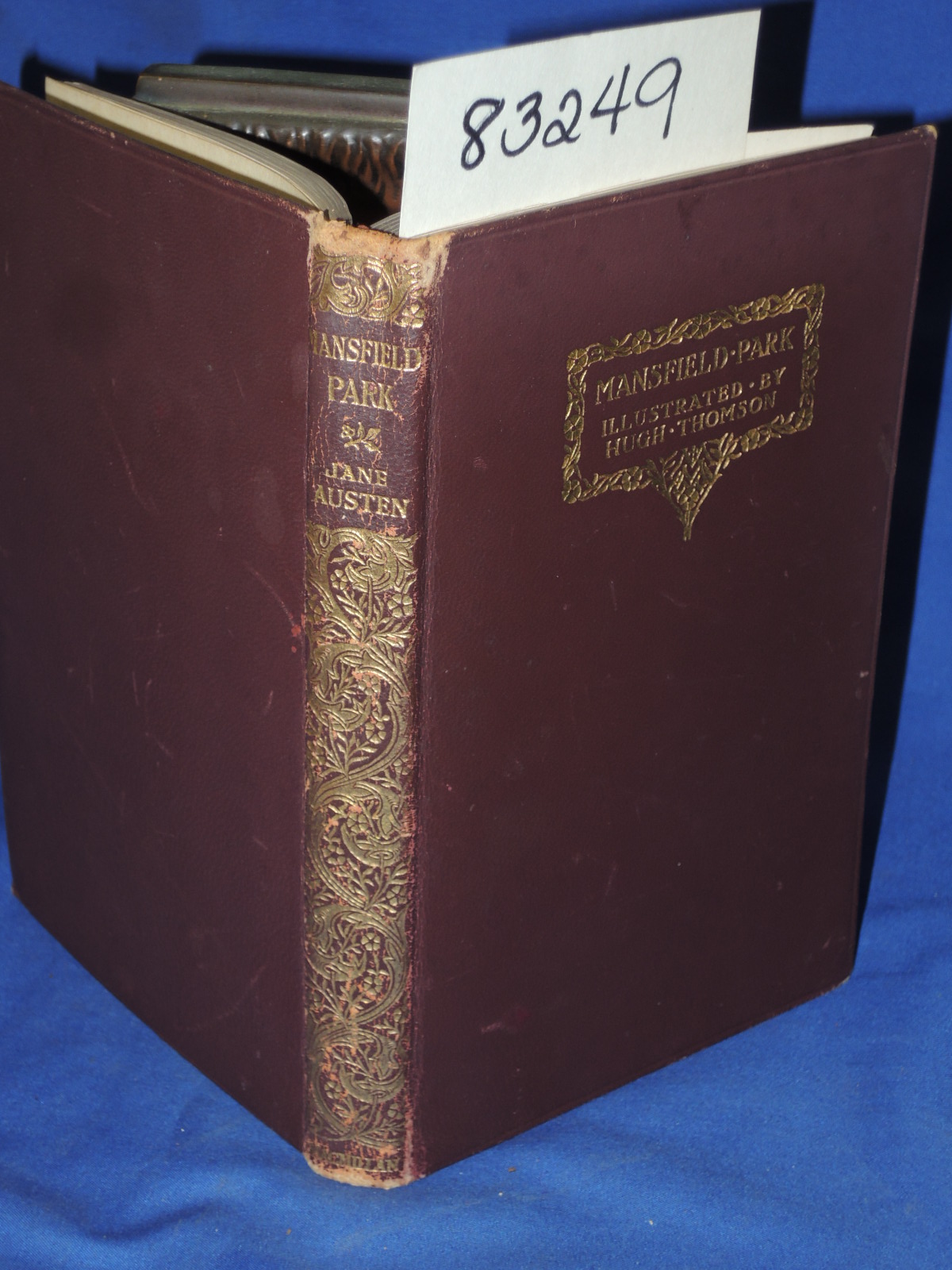 Austen, Jane: Mansfield Park leather hand tooled gold gilt