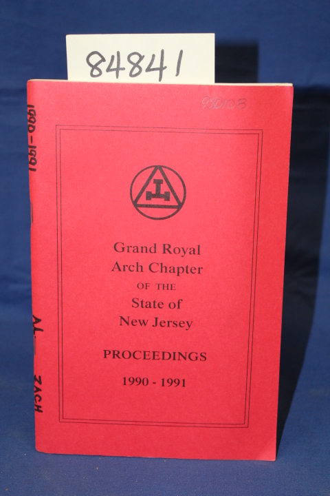 Zach, M.E. Alvin L.: Proceedings of the Grand Royal Arch Chapter of the State...