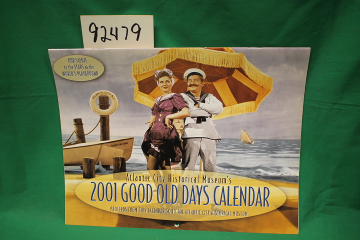 Atlantic City Historical Museum: 2001 Good Old Days Atlantic City Calendar