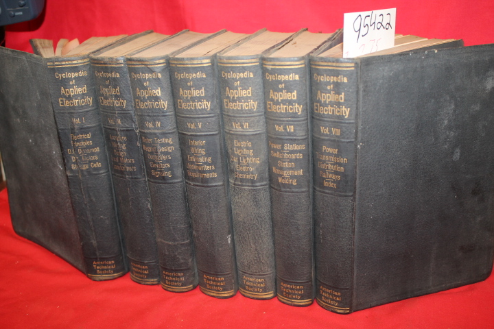 American Technical Society: Cyclopedia of Applied Electricity (7 volume set)