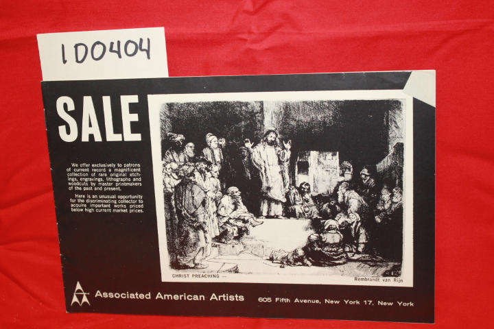 Associated American Artists Picasso: Picasso, Arp, Avati, bonnard, boudin, Bu...