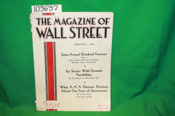 Wyckoff. C. G.: The Magazine of Wall Street